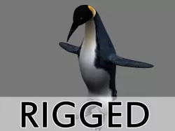 Penguin Rigged 3D model