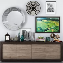 Picasso sideboard - Riflessi 3D model