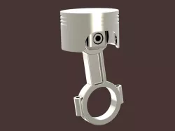 Piston and connecting rod