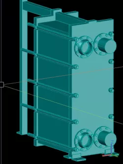 PLATE HEAT EXCHANGER 8"