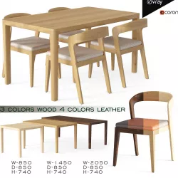 PLAY CHAIR and TABLE Low-poly  3D model