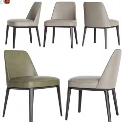 Poliform Sophie Dinning Chair 3D model