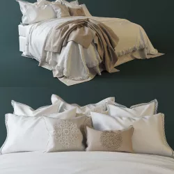 realistic bed 3D model