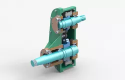 Redutor de velocidade por corrente (Speed reducing by chain)