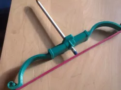 Rubber-Band Bow & Arrow stronger Version, no glue