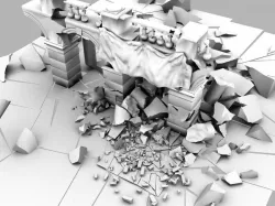 Ruins and Rubble 3D model