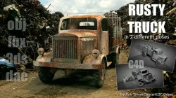 Rusty Truck 3D model