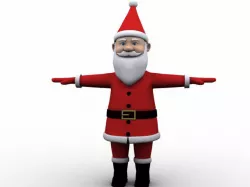 Santa 3D model