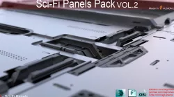 Sci-Fi Panels vol 2 3D model
