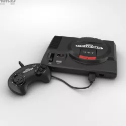 Sega Genesis 3D model