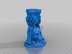 Skeleton Candle Holder