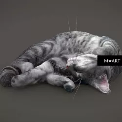Sleeping CAT 3D model