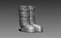 Snow Boots 3D model