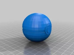 Solid Pokemon ball
