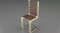 SolidWorks tutorial - chair