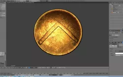 spartan shield 3D model
