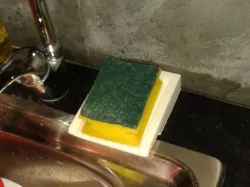 Sponge sluice / keeper / tray / dryer / rack