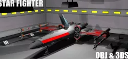 Star Fighter X-Wing 3D model