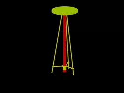 stool w/ retractable legs