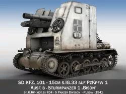 Sturmpanzer1 - Bison - 5PzDiv 3D model