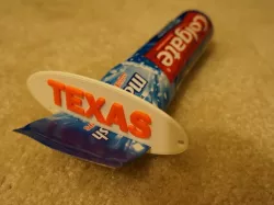 Texas toothpaste squeezer & keychain