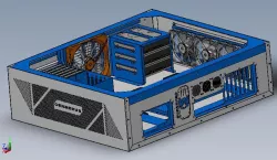 The final PC desk case