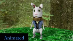 The White Rabbit Low-poly  3D model