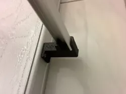 Towel holder replacement for a Hüppe shower cubicle