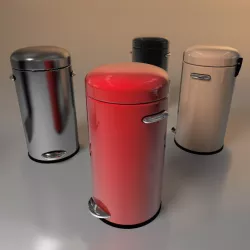 Trash bin 3D model