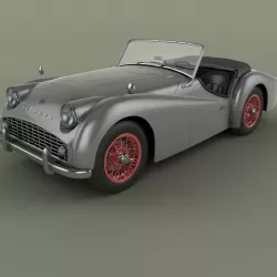 Triumph TR3 A 3D model