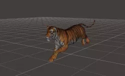 ultimate tiger rigged 3D model