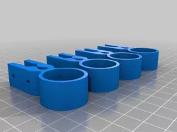 Unbreakable Prusa Z-rod stabilizer constraint (push on, retrofittable, with ring)