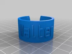 Walter Customized Text Ring/Bracelet/Crown Thing