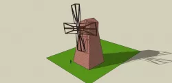 windmill 3D model