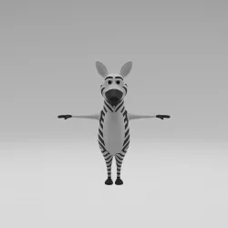 Zebra 3D model
