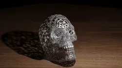 Abstact skull decor statue  3D model
