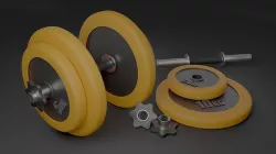 Adjustable Dumbbell 3D model