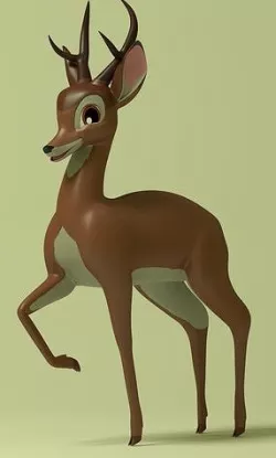 Adult Bambi Model 3D model