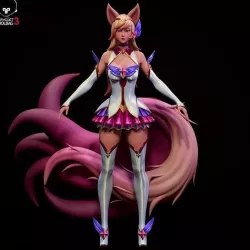 Ahri Star Guardian ZBrush 3D model