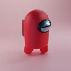 Among Us Red Character 3D model