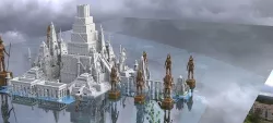Ancient Egypt Anubis temple Kit bash 3D model