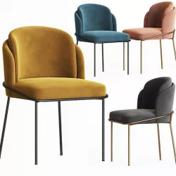 Angelo Dining Chair Rove Concepts 3D model