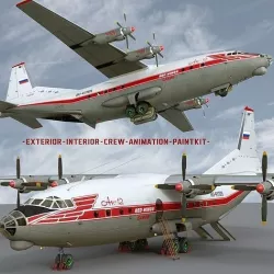 Antonov An-12B conversion 3D model