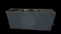 Army box Low-poly 3D model