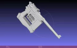 Attack On Titan Season 4 Gear Gun Handle 3D model