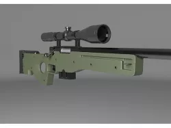 AWP weapon 3D model