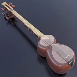 Azerbaijan Tar 3D model