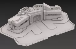 Barrack 3D model