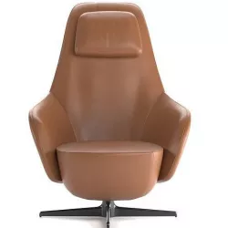 BB Italia HARBOR LAIDBACK Recliner leather armchair 3D model