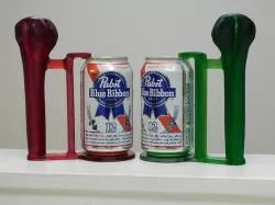 Beer Holder with Bone Handle 3D model